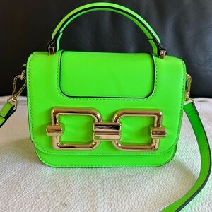 Aldo crossbody bag - neon green